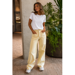Jeans Anna - Jaune beurre