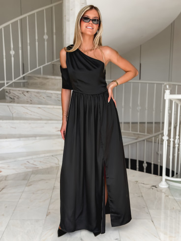 Robe longue Suzel - Noir