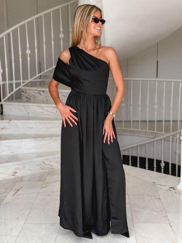 Robe longue Suzel - Noir