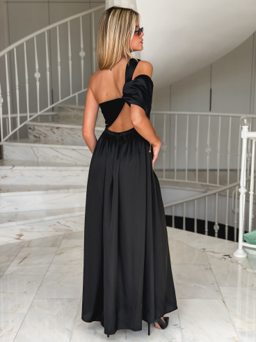 Robe longue Suzel - Noir