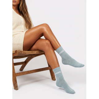 Chaussettes " Capricieuse " - Vert d'eau