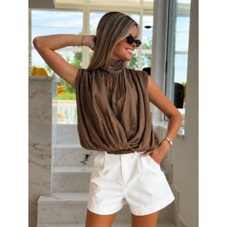 Blouse Kalys - Marron