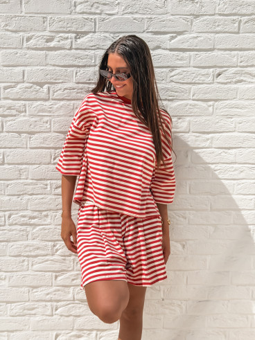 T-shirt Liora - Rouge