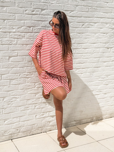 T-shirt Liora - Rouge