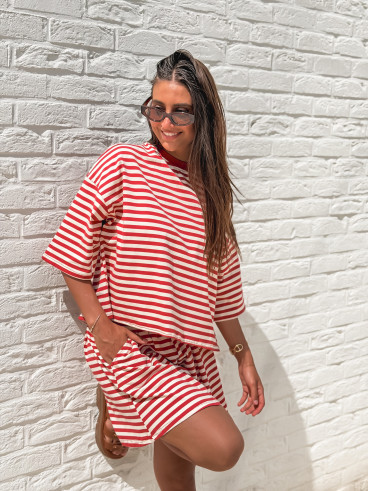T-shirt Liora - Rouge