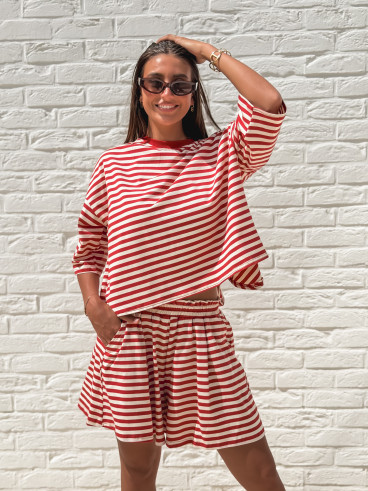 T-shirt Liora - Rouge