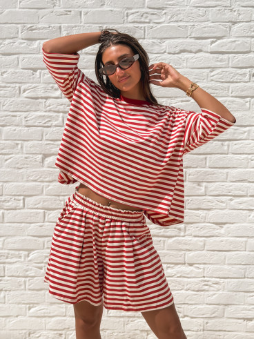 T-shirt Liora - Rouge