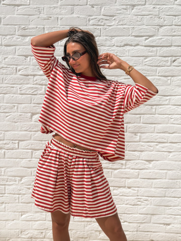 T-shirt Liora - Rouge