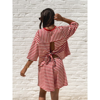 Short Liora - Rouge/Beige