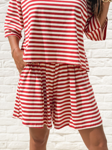 Short Liora - Rouge/Beige Short Liora - Rouge/Beige