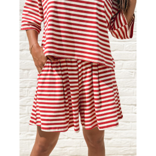Short Liora - Rouge/Beige