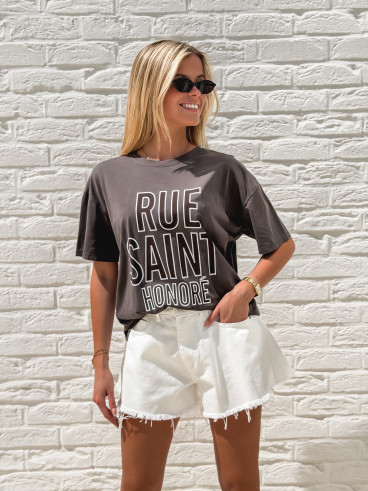 T-shirt Honoré - Gris foncé T-shirt Honoré - Gris foncé