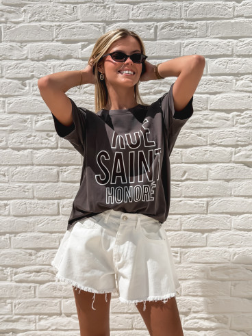 T-shirt Honoré - Gris foncé T-shirt Honoré - Gris foncé