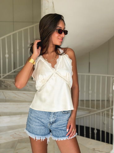 Blouse Tessia - Crème