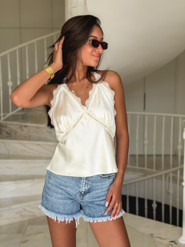 Blouse Tessia - Crème