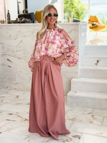 Pantalon Mayari - Vieux rose