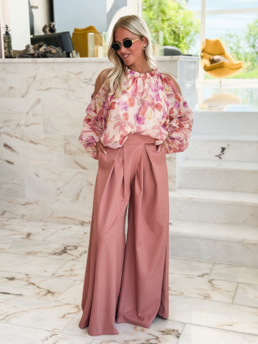 Pantalon Mayari - Vieux rose
