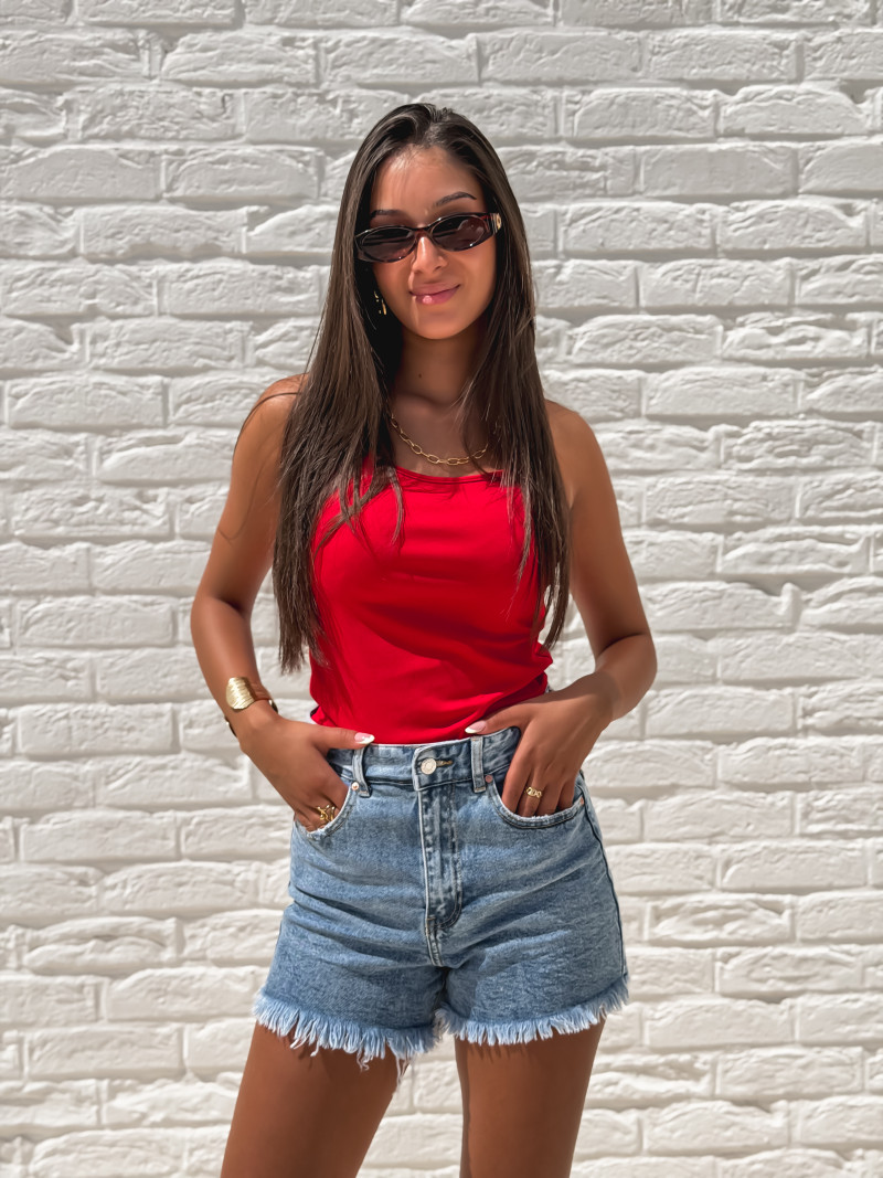 Top Dona - Rouge Top Dona - Rouge