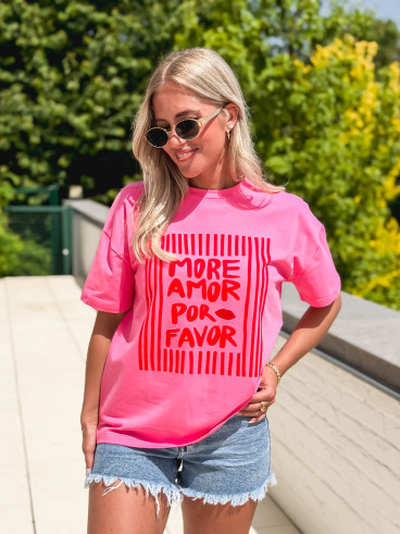 T-shirt Zenara - Rose