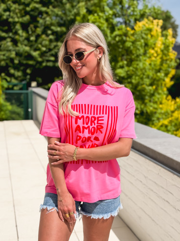 T-shirt Zenara - Rose T-shirt Zenara - Rose