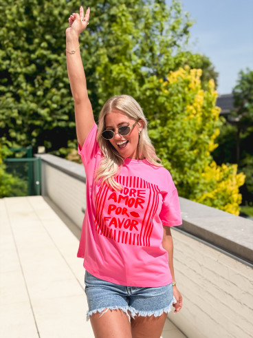 T-shirt Zenara - Rose T-shirt Zenara - Rose