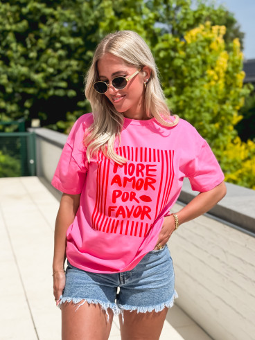 T-shirt Zenara - Rose T-shirt Zenara - Rose