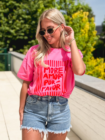 T-shirt Zenara - Rose T-shirt Zenara - Rose