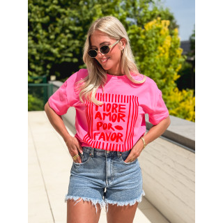 T-shirt Zenara - Rose