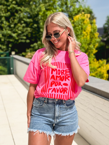 T-shirt Zenara - Rose