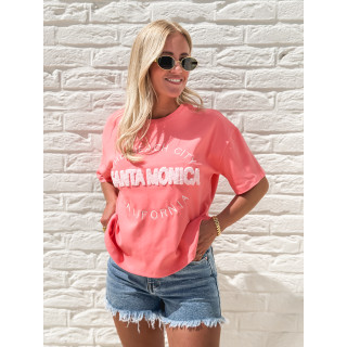 T-shirt "Santa Monica" - Rose