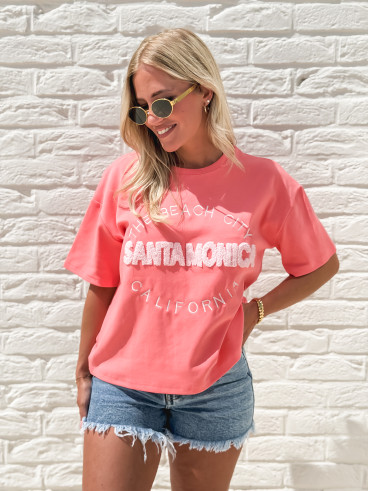 T-shirt "Santa Monica" - Rose T-shirt "Santa Monica" - Rose