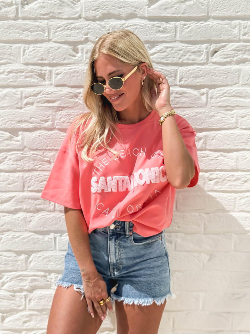 T-shirt "Santa Monica" - Rose T-shirt "Santa Monica" - Rose