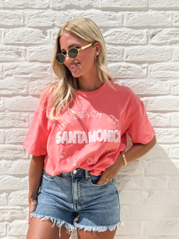 T-shirt "Santa Monica" - Rose T-shirt "Santa Monica" - Rose