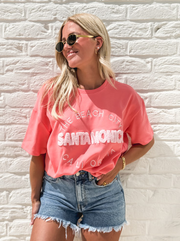 T-shirt "Santa Monica" - Rose T-shirt "Santa Monica" - Rose