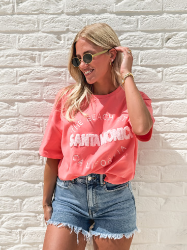 T-shirt "Santa Monica" - Rose T-shirt "Santa Monica" - Rose