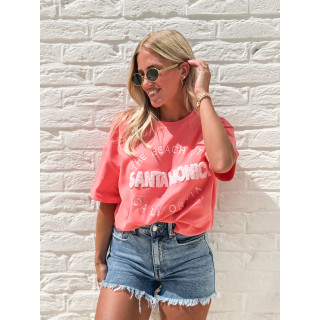 T-shirt "Santa Monica" - Rose