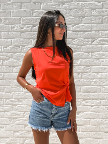 Blouse Loara - Corail