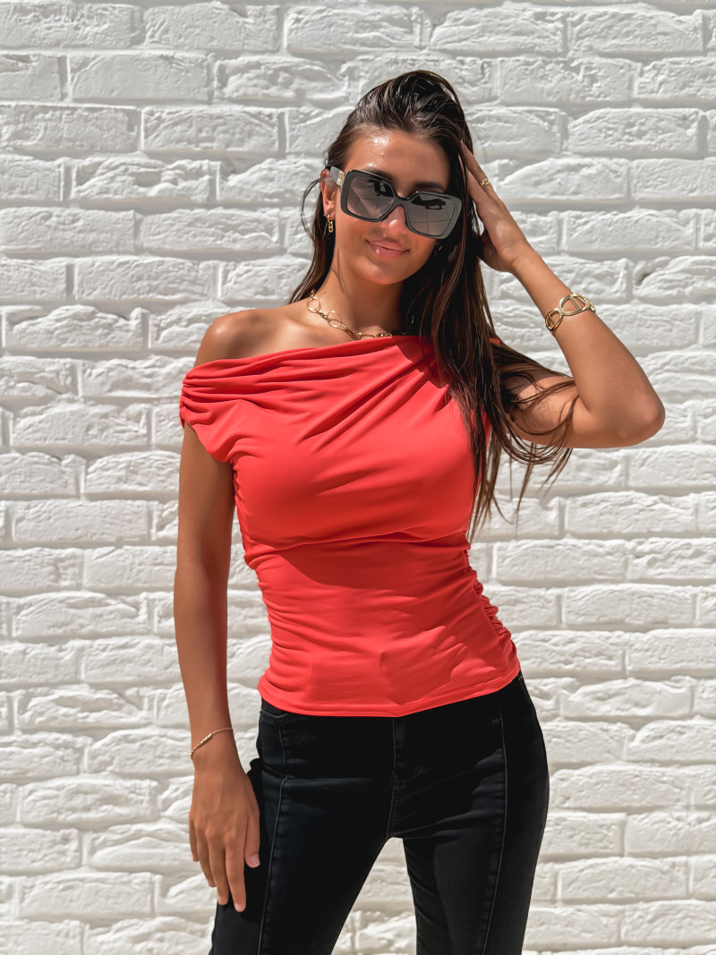 Blouse Mazia - Rouge Blouse Mazia - Rouge