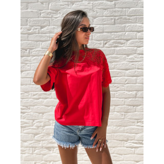 T-shirt Ysalis - Rouge