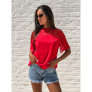 T-shirt Ysalis - Rouge