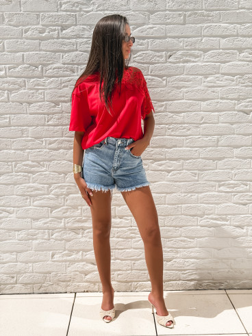 T-shirt Ysalis - Rouge T-shirt Ysalis - Rouge