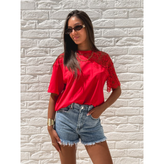T-shirt Ysalis - Rouge
