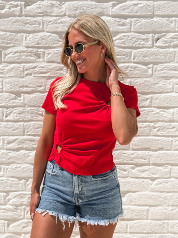 T-shirt Esmé - Rouge