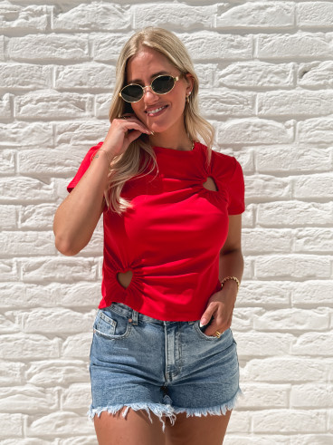 T-shirt Esmé - Rouge