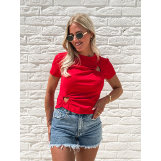 T-shirt Esmé - Rouge