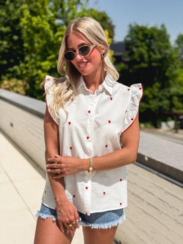 Chemisier Ruby - Blanc