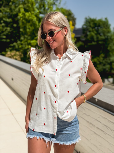 Chemisier Ruby - Blanc Chemisier Ruby - Blanc