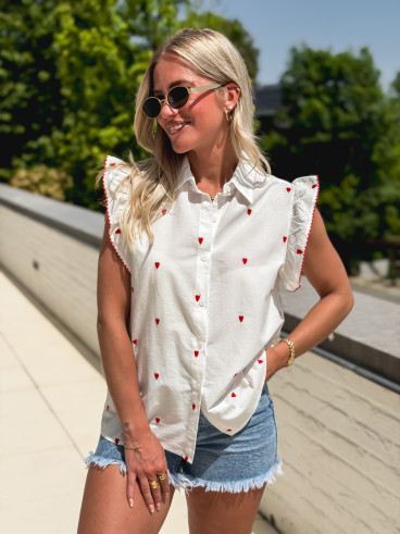 Chemisier Ruby - Blanc Chemisier Ruby - Blanc