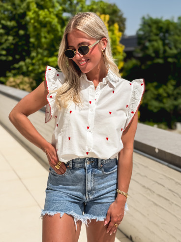 Chemisier Ruby - Blanc Chemisier Ruby - Blanc
