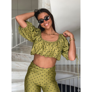 Blouse Eina - Vert olive